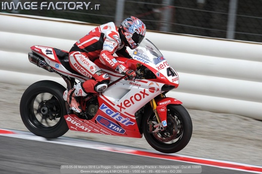 2010-05-08 Monza 0916 La Roggia - Superbike - Qualifyng Practice - Noriyuki Haga - Ducati 1098R
